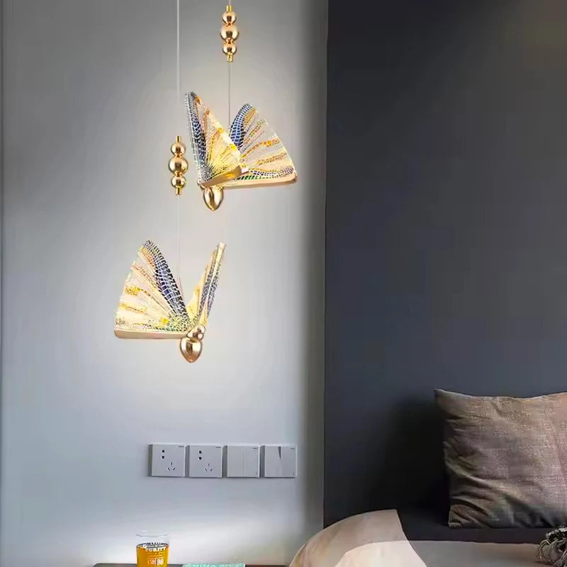 Minimalist LED Chandelier Lamps for Kitchen Dinning Room LED Pendant Lights Pendant Lamps for Foyer Corridor TV Background