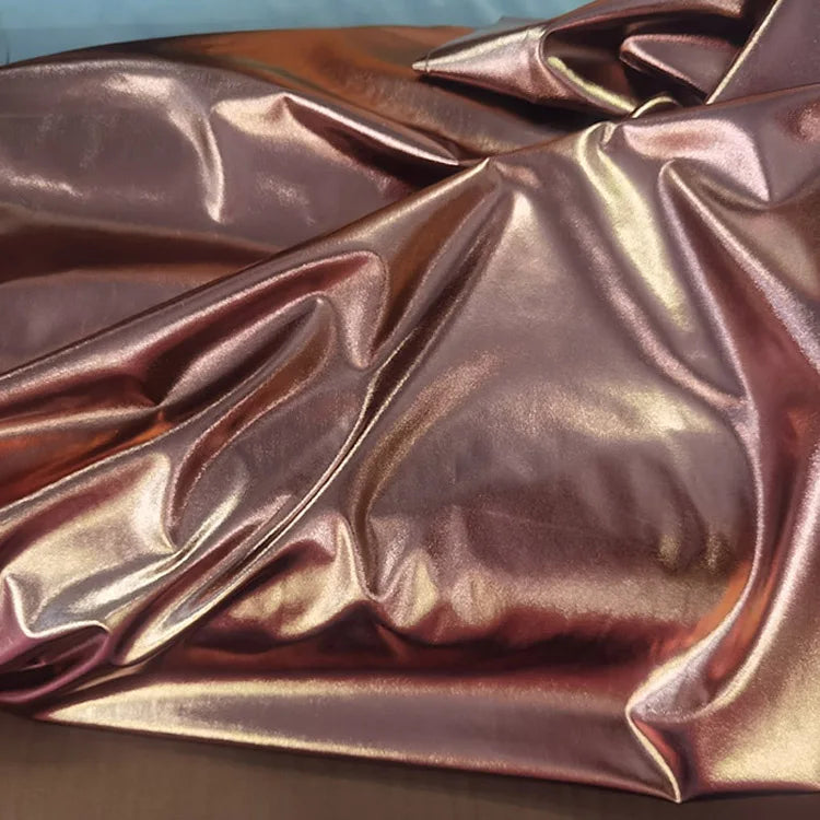 Plus Size Nightclub Wear Jumpsuit Shiny Metallic Sleeveless Women Elegant Jumpsuit Sexy Mock Neck Rompers Wide Leg Long Pants