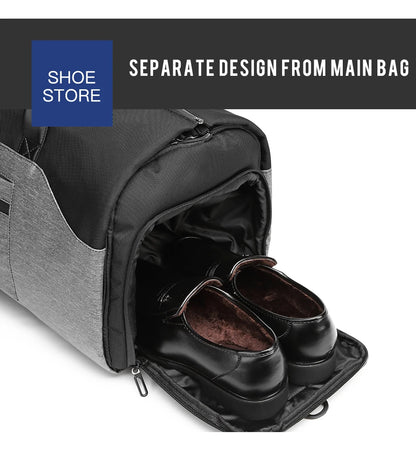 OZUKO Garment Bag Multifunction Men Suit Storage Large Capacity Luggage Handbag Male Waterproof Travel Duffel Bag Shoes Pocket