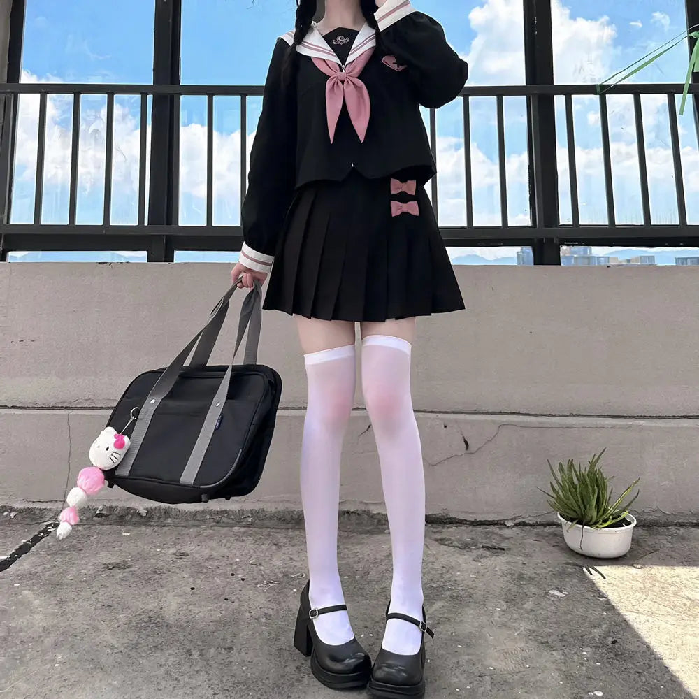 JK Korean uniform suit Japanese student pleated skirt college style school outfits women Sailor outfit cosplay uniform japanese