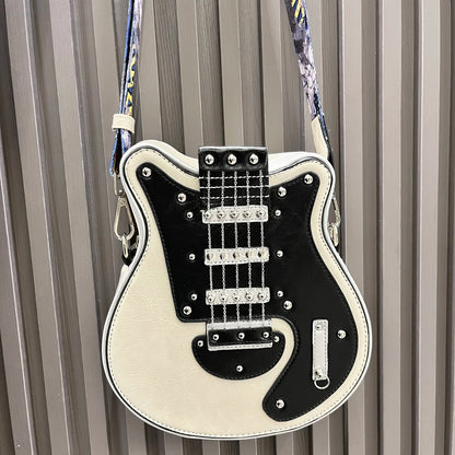 Purses And Handbags For Women Luxury Designer Leather Crossbody Shoulder Bag Handmade Guitar Shape Purse Bags Purse