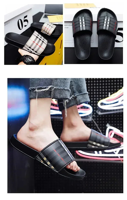 Beach Sandals Stylish Casual Men's Shoes Light Outdoor Breathable Wading Slippers Bathroom Family Men Chaussures Homme Luxe