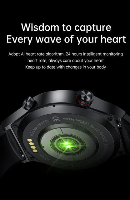 Originl Smart Watches Men NFC Bluetooth Call Fitness Clock Waterproof Sport Watch Wrist Smartwatch for Women Android Phones 2026