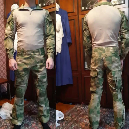 Tactical Uniform Milit Outdoor Camo Uniform Combat Suits Shirts Cargo Pants Trainning Sets Airsoft Paintball Hunting Clothes