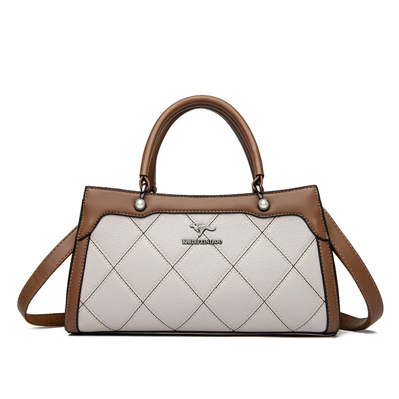 Top Quality Leather Hand Shoulder Bags for Women Luxury Handbags Women Bags Designer Casual Large Capacity Tote Bag Sac