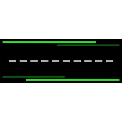 VIKAMA Motorcycle Display Mat Durable Anti Slip Racing Runner Rug Garage Parking Floor Mat Home Decoration
