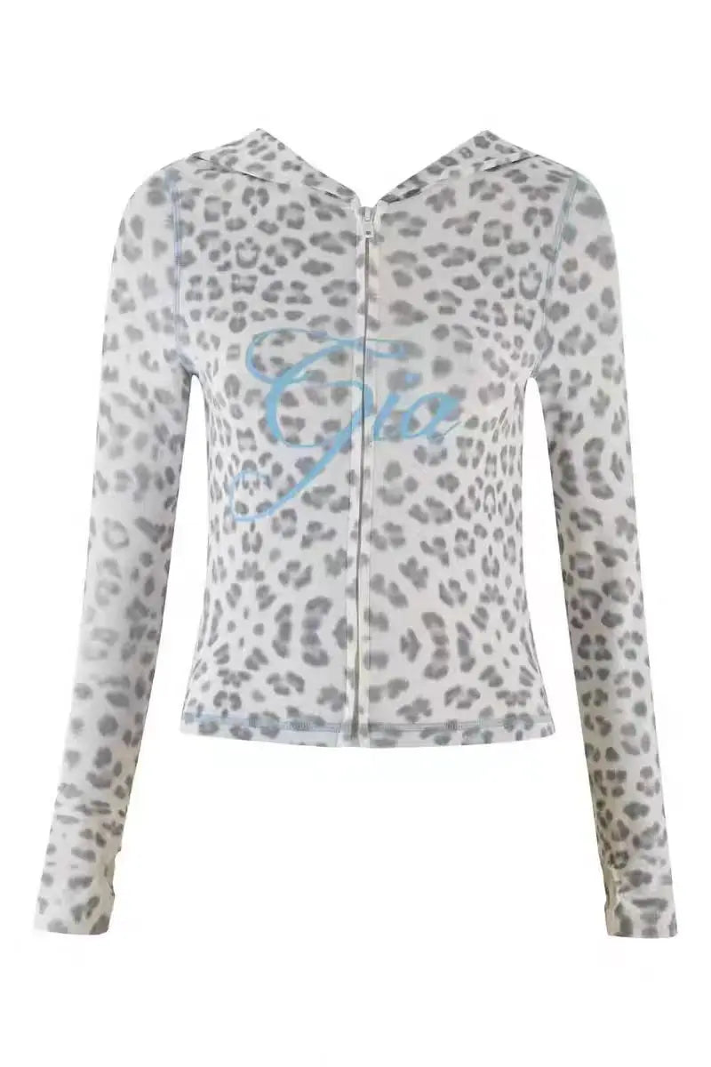 new shoulder letter printed open thread design slim fit hooded zipper short jacket shorts set