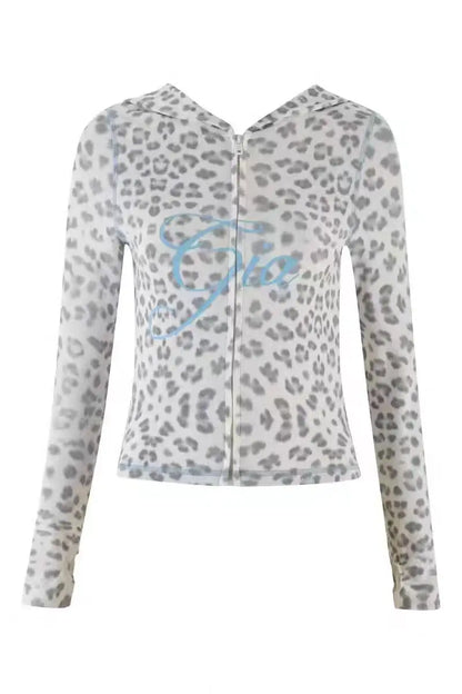 new shoulder letter printed open thread design slim fit hooded zipper short jacket shorts set