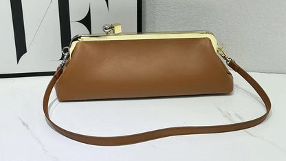 Women Long Armpits Clutch Bag With Removable Shoulder Strap Fashionable Party Bag Luxury Designer Clip Handbag Purses For Ladies
