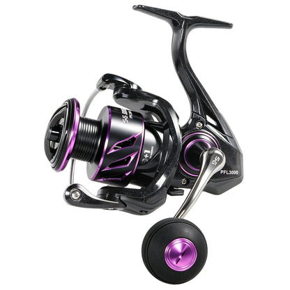 Sougayilang Spinning Reel 1000~4000 Serie 5.2:1Gear Ratio 12kg Max Drag CNC Aluminum Spool Fishing Reel for Freshwater Saltwater