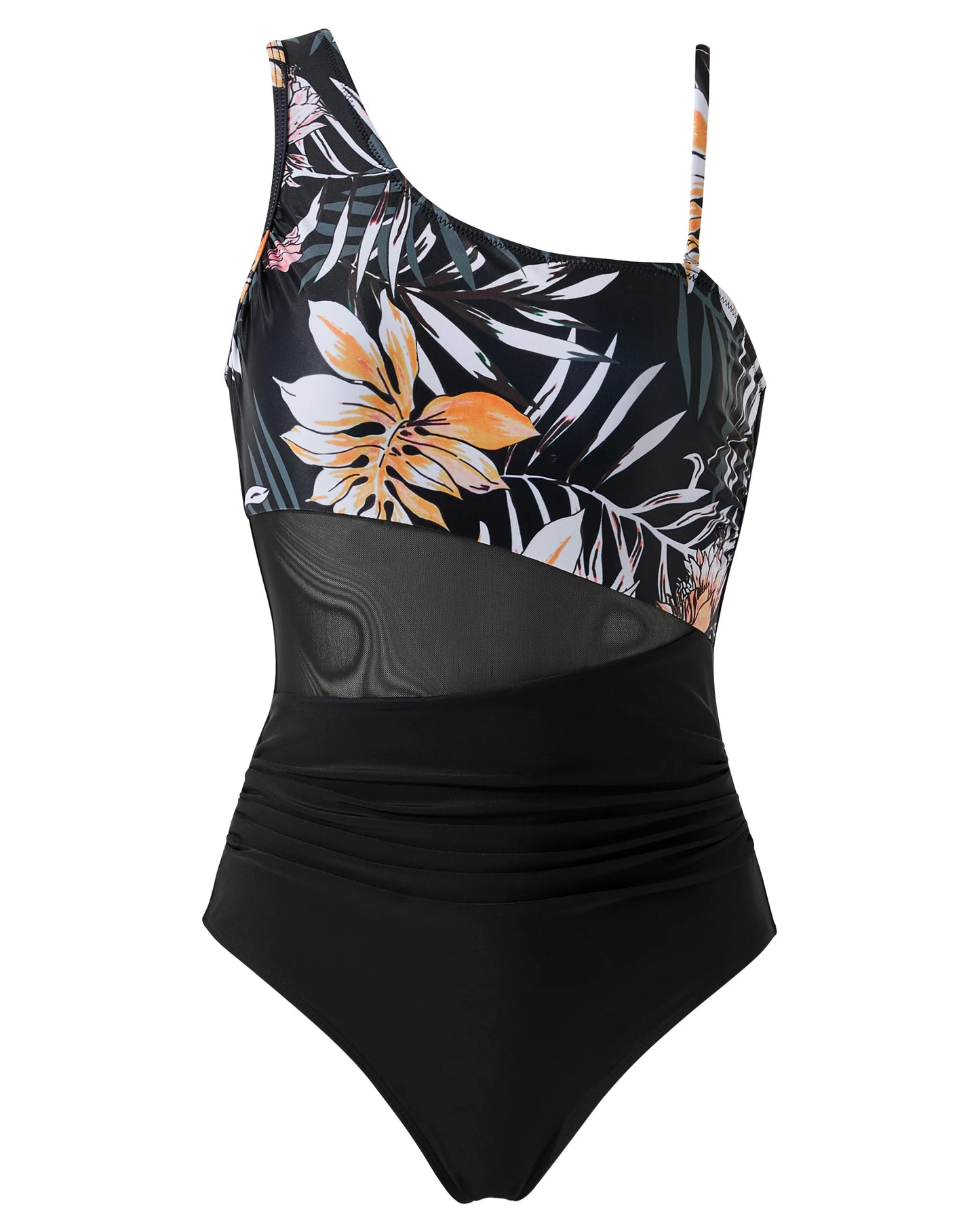 2026 New One Shoulder Swimwear Women One Piece Swimsuit Female Monokini Hollow Out Swimming Suits  Beachwear Swimming Suits