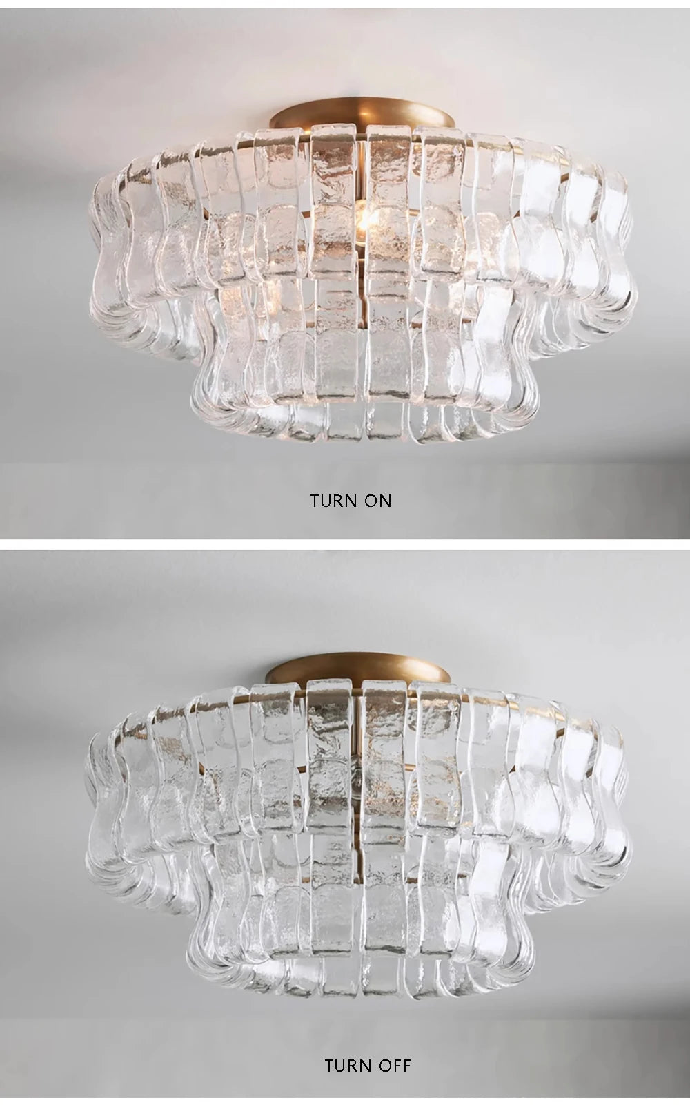 Glass Chandeliers Lights 2026 Classic Round Hanging Lamps for Ceiling Home Decoration Lighting Gold Lustres Lamparas De Teto