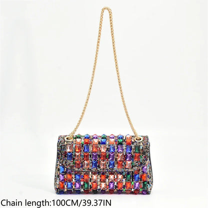 New Arrival African Style Ladies Shoes and Bags Set Latest Italian Women Shoes and Bag Set with Rhinestone Heels Women Luxury