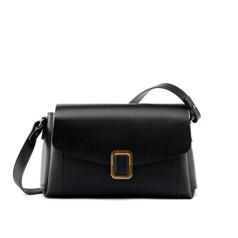 Women's Genuine Grade Cow  Leather Shoulder Crossbody Purse Bag Luxury Designer Ladies Underarm Bag Female Small Square Bag New