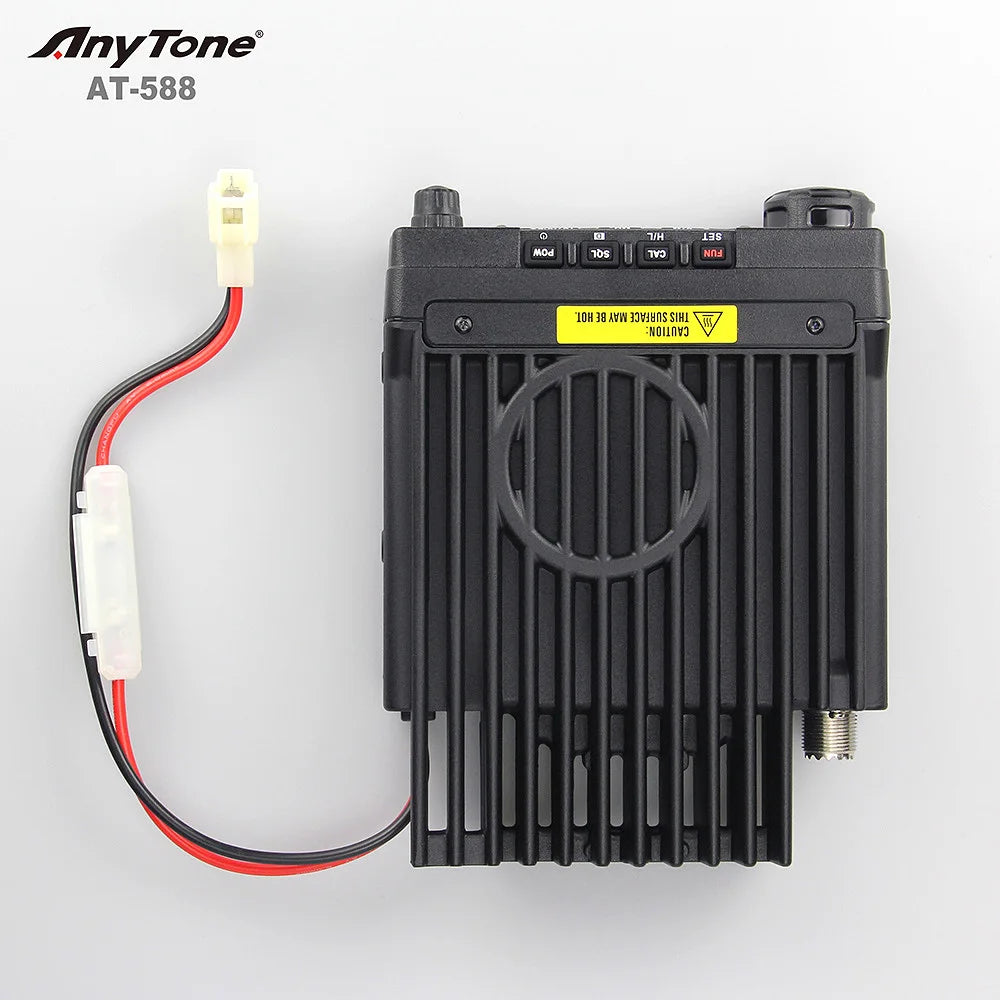 510 Channels ANYTONE AT-588 Single Band With Air Band RX 70w VHF Long Range Walkie Talkie for Vehicle Radio Amateur UHF Radio