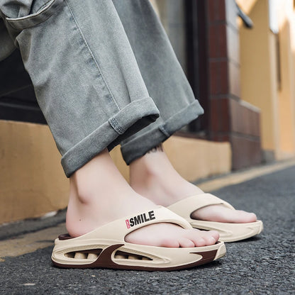 Summer Men's Slippers EVA Flip Flops Indoor Outdoor Comfortable Soft Slides Casual Shoes Men Beach Sandals Male House Slippers