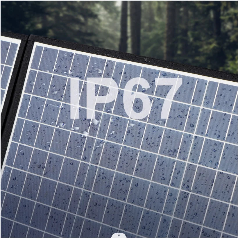 ALLPOWERS Solar Generator S2000 Pro with 400W Solar Panel, 4 x 2400W AC Outlets, 2400W Portable Power Station for Home Backup RV