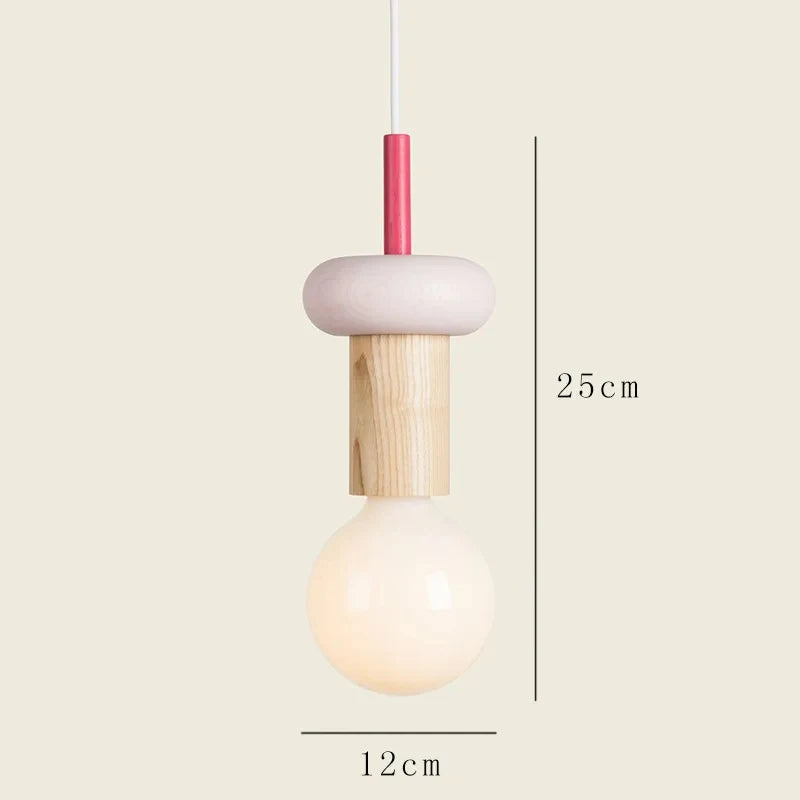 Fast Shipping Nordic Wood LED Pendant Lights Kitchen Home Decor Hanging Lamp Restaurant Ceiling Chandelier Lustre Light Fixture
