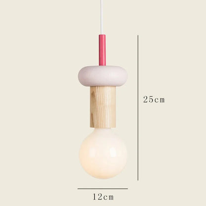 Fast Shipping Nordic Wood LED Pendant Lights Kitchen Home Decor Hanging Lamp Restaurant Ceiling Chandelier Lustre Light Fixture