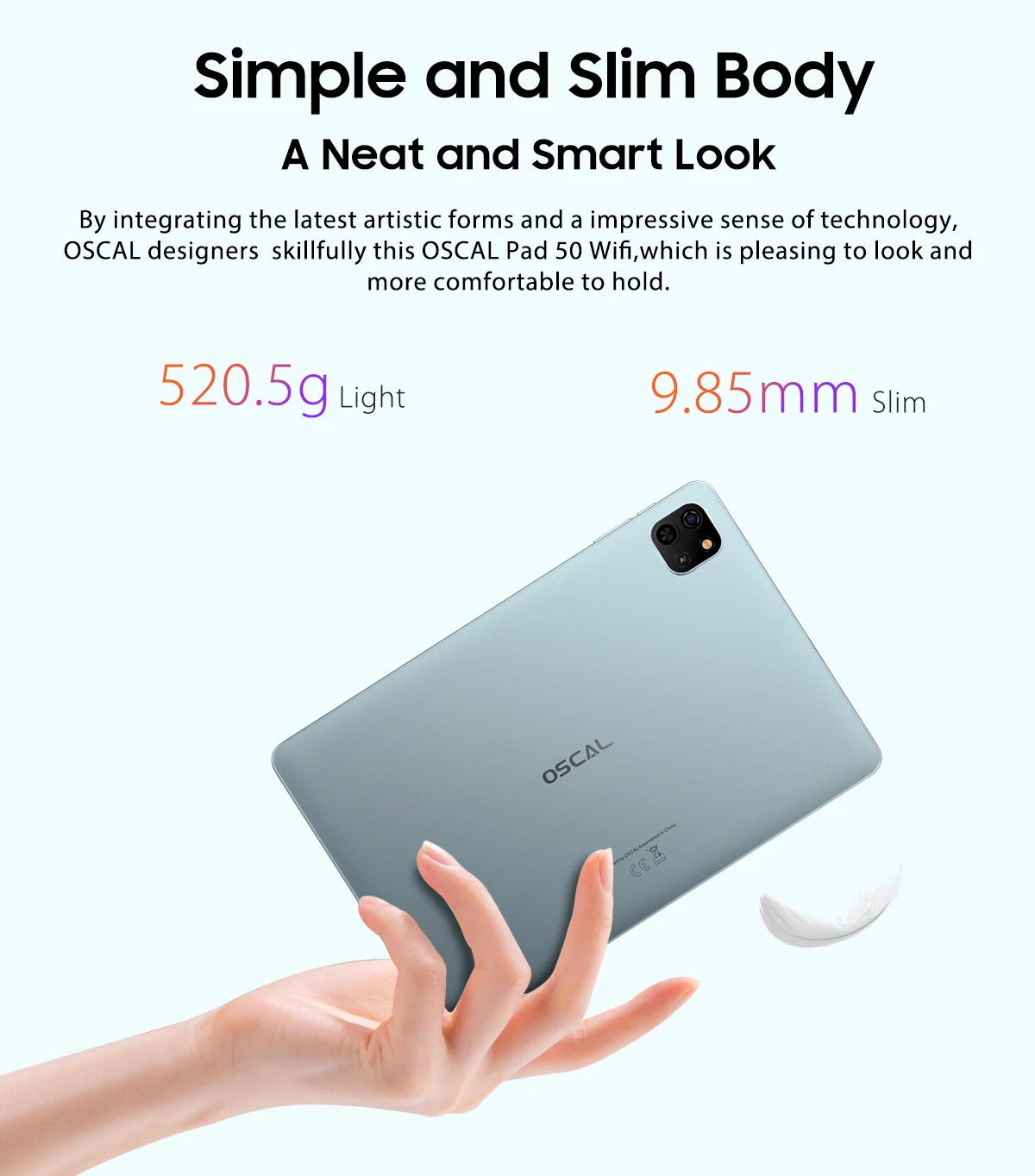 Blackview Oscal Pad 50 WIFI Tablet PC 10.1 Inch 6GB(2+4)RAM 64GB ROM Wi-fi 6 5100mAh 5000mAh Tablet PC Android 13 Tablet Android
