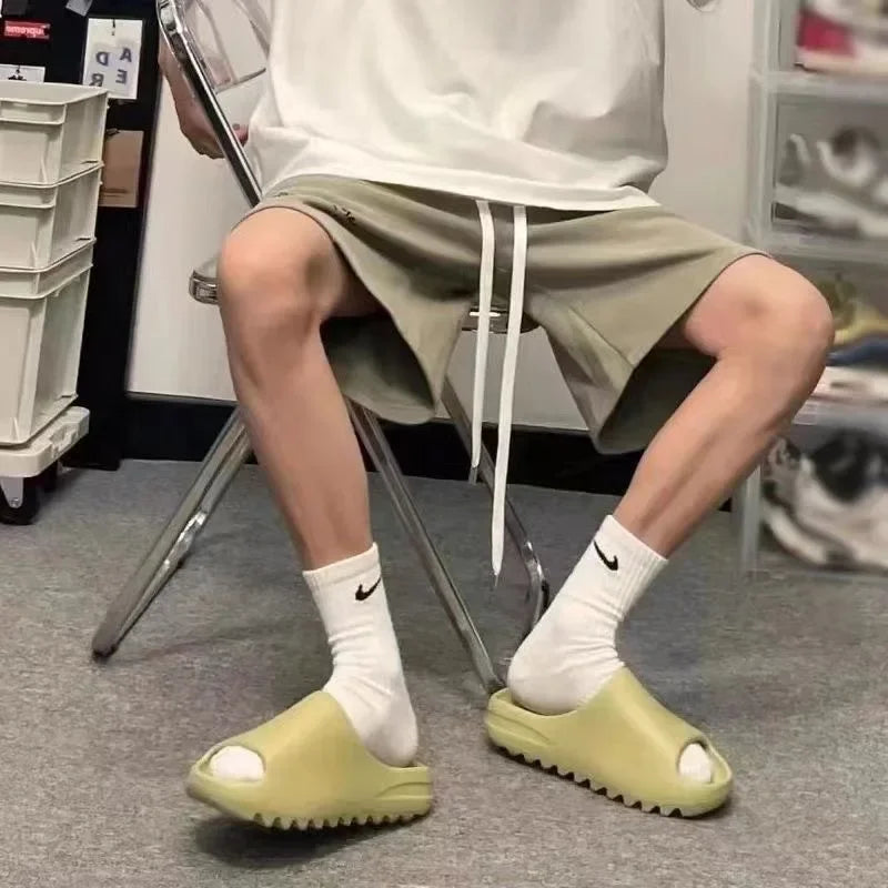 Brand High Quality Super Soft EVA Sole Summer Slippers for Men Bathroom Slippers Home Slides Couple Beach  Male Slipper