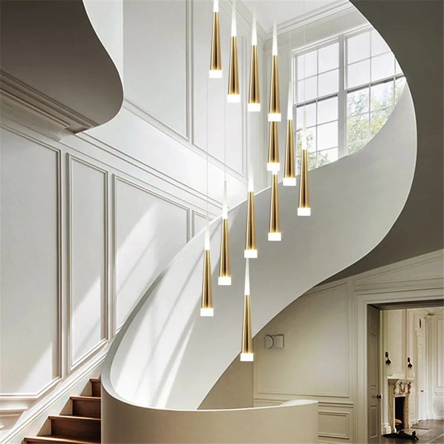 Luxury Waterdrop Bedroom Bedside LED Pendant Lights Kitchen Island Bedroom bar Table Dining Room Hanging Light Home Chandelier