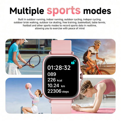 New Smart Watch 1.83'' Waterproof Message Answer Call Sports Pedometer Sleep Monitoring Information Alerts For IOS&Android