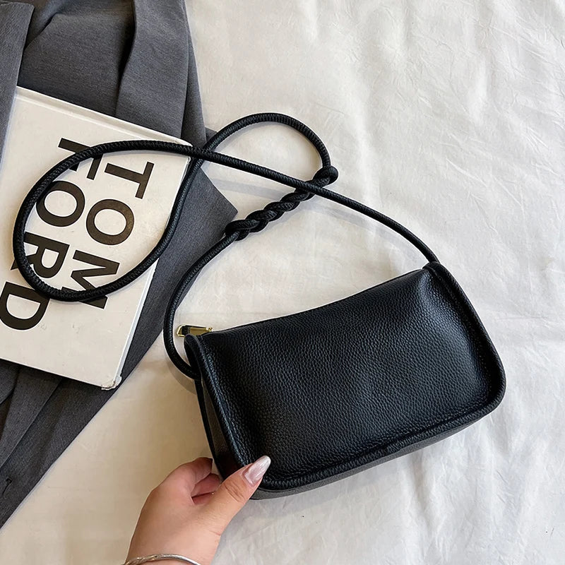 100%Real Cowhide Genuine Leather Sac Fashion Women Crossbody Bags For Ladies New High Capacity Shoulder Bag Handbag Female Purse