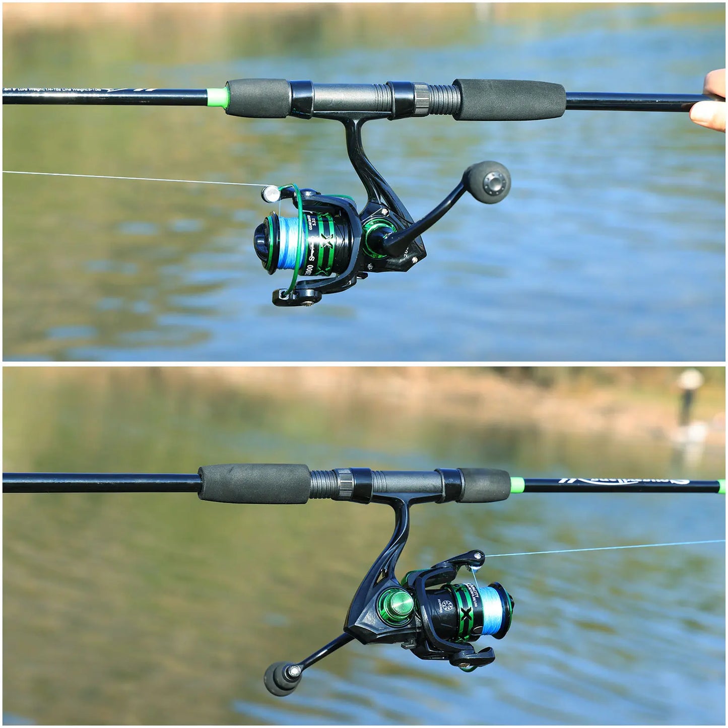 Sougayilang Spinning Fishing Reel 1000-7000 Series 5.2:1 Gear Ratio Aluminum Spool Ultra Smooth Reel Max Drag 20kg Fishing Tool