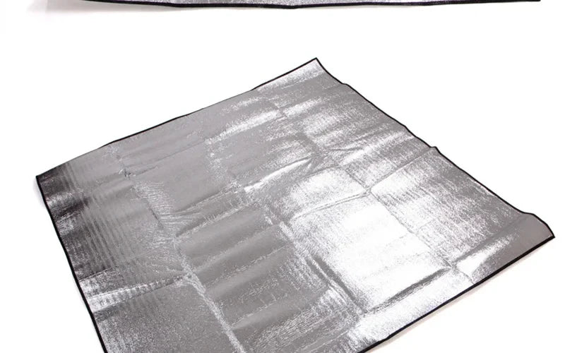 Camping Mat Foam Foil Blanket  Aluminum Insulation Foam Foil Mat Sleeping Pad Thermal Outdoor Tent Footprint Reflecting Heat