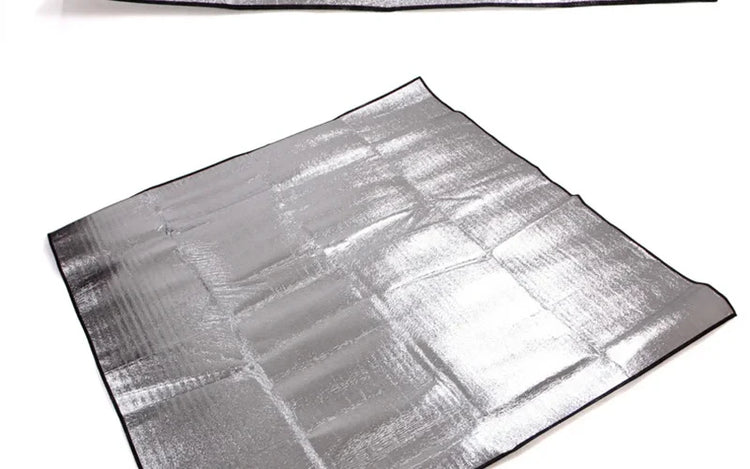 Camping Mat Foam Foil Blanket  Aluminum Insulation Foam Foil Mat Sleeping Pad Thermal Outdoor Tent Footprint Reflecting Heat