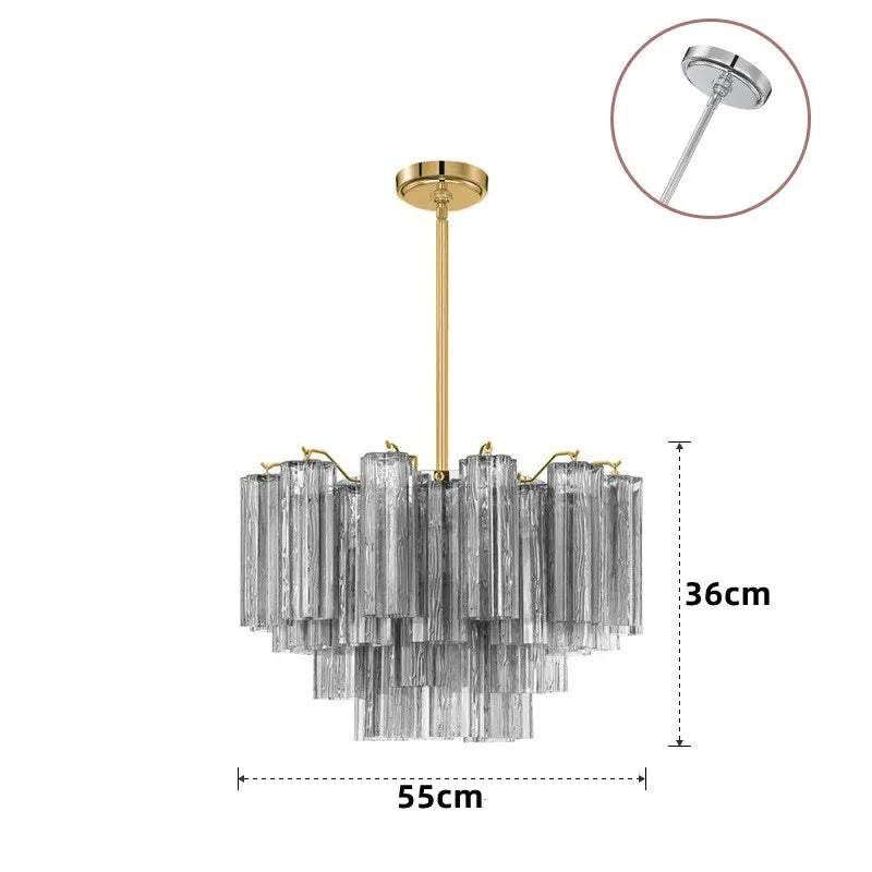 French Style Artistic Chandelier Medieval Colored Glass Retro Lighting for Living Room Dining Room Bedroom Villa Staircase Home
