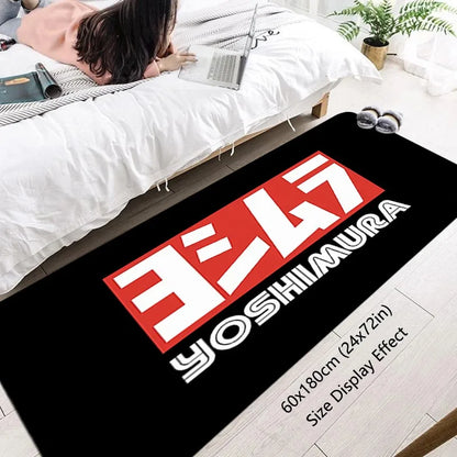 Suzuki Yoshimura Motorsports Carpet Garage Mat Racing Cool Motorcycle Display Electric Vehicle Mats Entrance Doormat Bedroom Rug