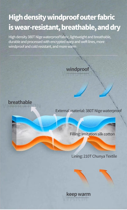 Outdoor Camping Ultralight Compact Adult Sleeping Bag Travel Washable Down Cotton Insulation Dirt-Resistant Portable Waterproof
