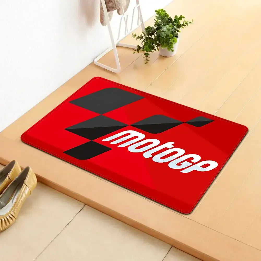 Moto GP Motorcycle Door Mat Nordic Style Bedroom Living Room Doormat Home Balcony Anti-Slip Alfombra
