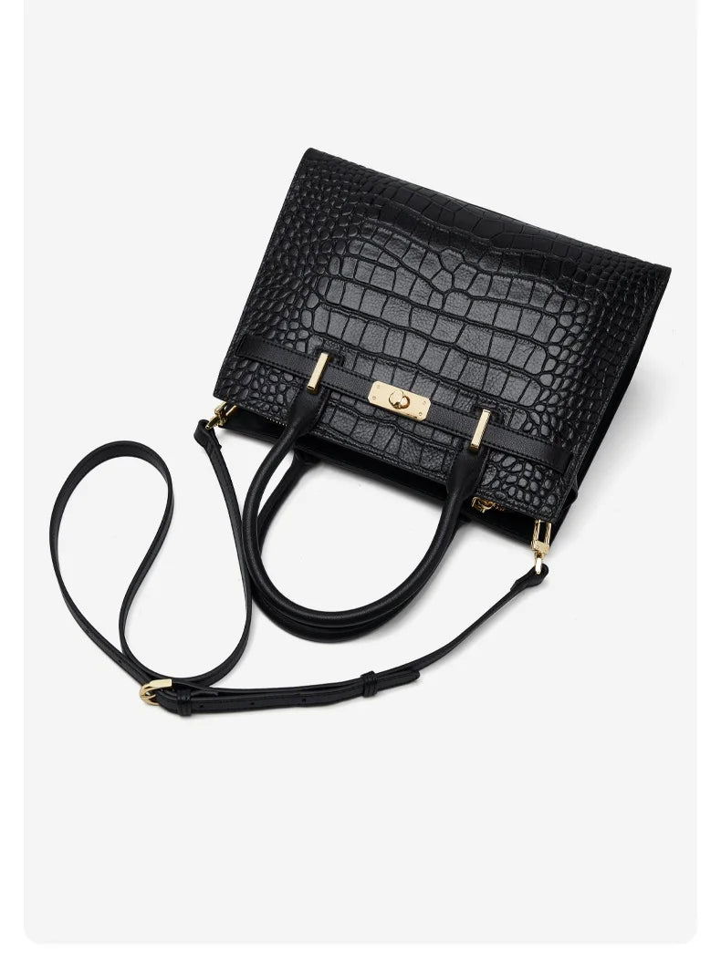 New Arrived ZOOLER Woman Genuine Leather Bag Real Skin Female Shoulder Bags for Business Ladies Top Handle Handbags Purse#wg383