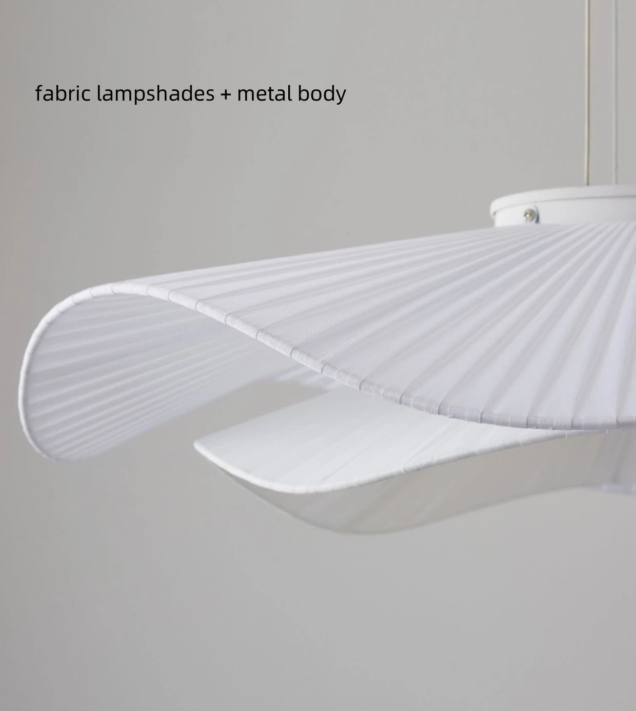 Modern Simple Fabric Led Pendant Lights Dining Room Nordic Chandelier Lamp Bar Hanging Lamp Home Decor Dimmable Light Lamparas