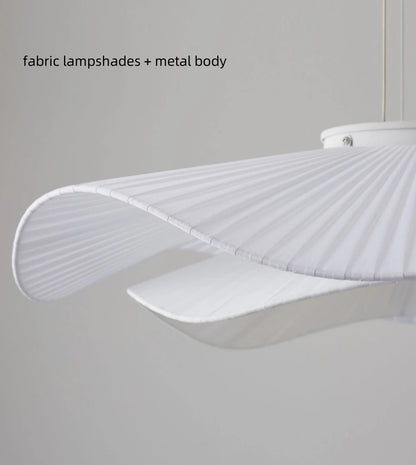 Modern Simple Fabric Led Pendant Lights Dining Room Nordic Chandelier Lamp Bar Hanging Lamp Home Decor Dimmable Light Lamparas