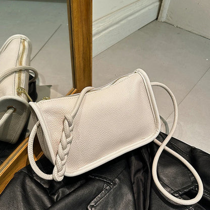 100%Real Cowhide Genuine Leather Sac Fashion Women Crossbody Bags For Ladies New High Capacity Shoulder Bag Handbag Female Purse
