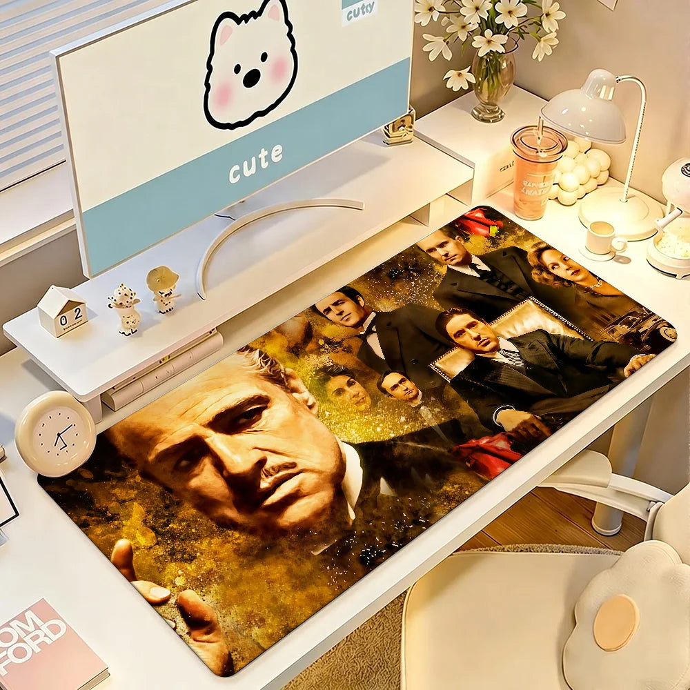 Movie The G-godfather Mouse Pad Anti Slip Rubber Edge Locked Thickened Laptop Gaming Desk Mat
