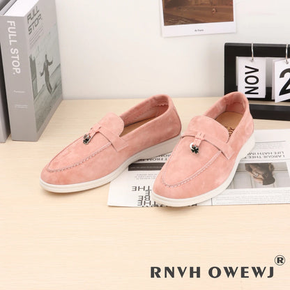 Not Logo Women's Adult Summer Rubber Casual Stitching Flats Sandals - Low Price