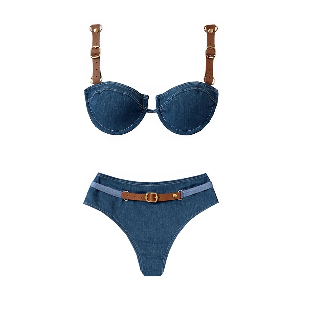 Micro Bikinis 2026 Sexy Women Swimsuit Swimwear Female Thong Bikini Set Biquini Bathing Suit Print Swimming Suits Beachwear