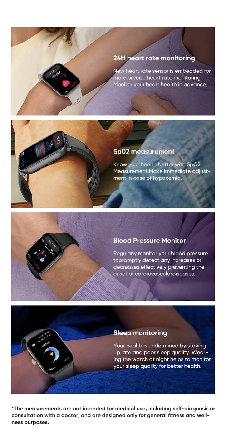 New Watch 5 Sports Smart Watch Men Women 2.01" AMOLED Screen Fitness Tracker Heart Rate ECG Waterproof GPS Track Call Smartwatch