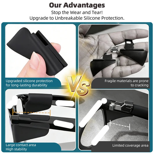 Silicone Light Blocking Plate for Matte Smart Glasses Anti-glare Light Blocking Clip For Smart Glasses Accessories