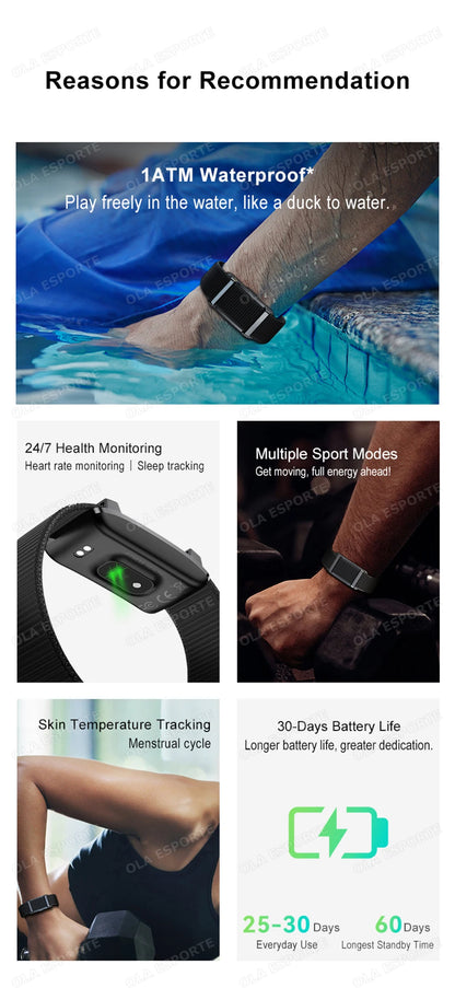 New 2208A Smart Bracelet Heart Rate Blood Pressure Monitor Pedometer Sport Fitness Tracker for Men Women Electronic Bracelet