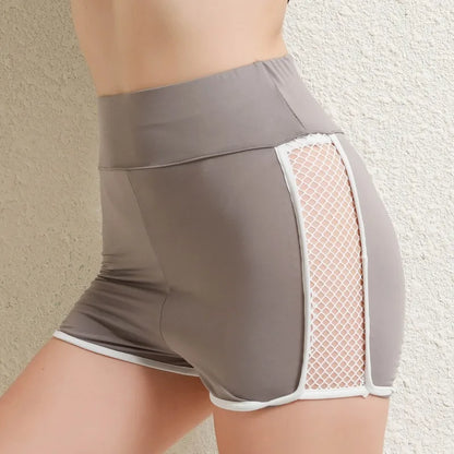 High Waist Sexy Women's Sports Shorts Athletic Gym Workout Fitness Yoga Leggings Briefs Solid Breathable Short Pants Female