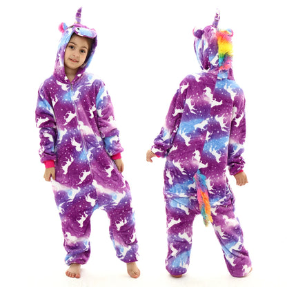 S M L XL Women One-piece Pajama Plush Flannel Jumpsuit Adult Winter Kigurumi Anime Onesies Halloween Unicorn Cosplay Costumes