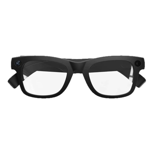 E09 Smart Camera Glasses, Fashionable Video Eyewear, TR Flexible Material, Dual Microphone Noise Reduction, Real-time App