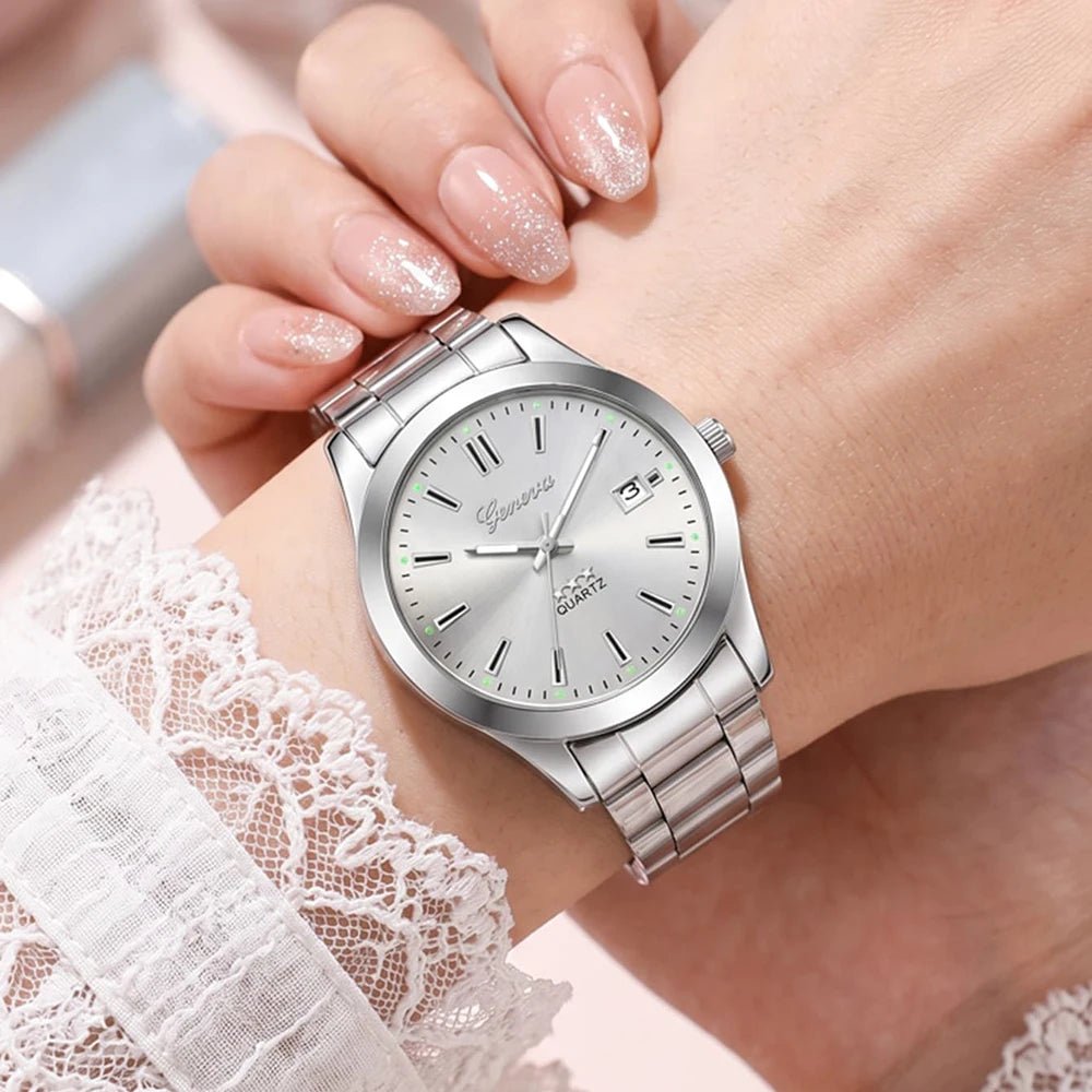 1Pcs Unisex Jewelry Watch Women's Wristwatch Accessories Silver Fashion Business Elegant Classic Exquisite Retro Light Luxury Y2K Party Gathering Daily Wear Birthday Holiday Gift Travel Vacation Music Festival Perfect Gift