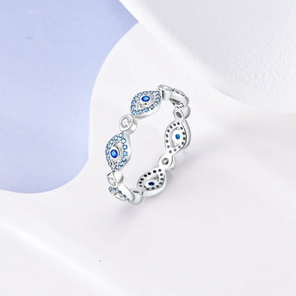 Original 925 Sterling Silver Ring Colorful Diamonds Cubic Zircon Finger Ring For Women Jewelry Wedding Engagement Birthday Gift